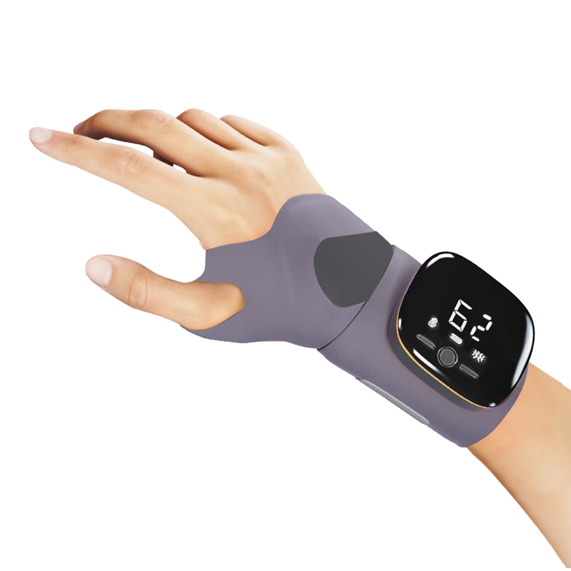 CRALVKOIN Electric Heating Tendonitis Wrist Brace, Wrist Pain Hot Compress Heating Pulse Massage Device for Carpal Tunnel Syndrome