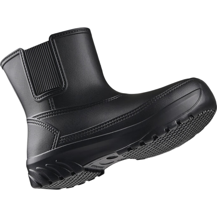 Chudun Non-Slip Shoes, Snow Boots, Rain Boots, Waterproof, Non-Slip, Oil-Resistant, EVA Wading Work Shoes, Black, Size 45/46