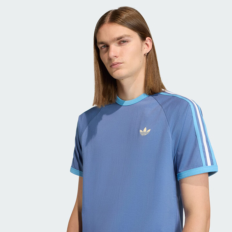 Adidas Originals Men's 3S TEE Short Sleeve T-Shirt KC8638 Blue XL 6