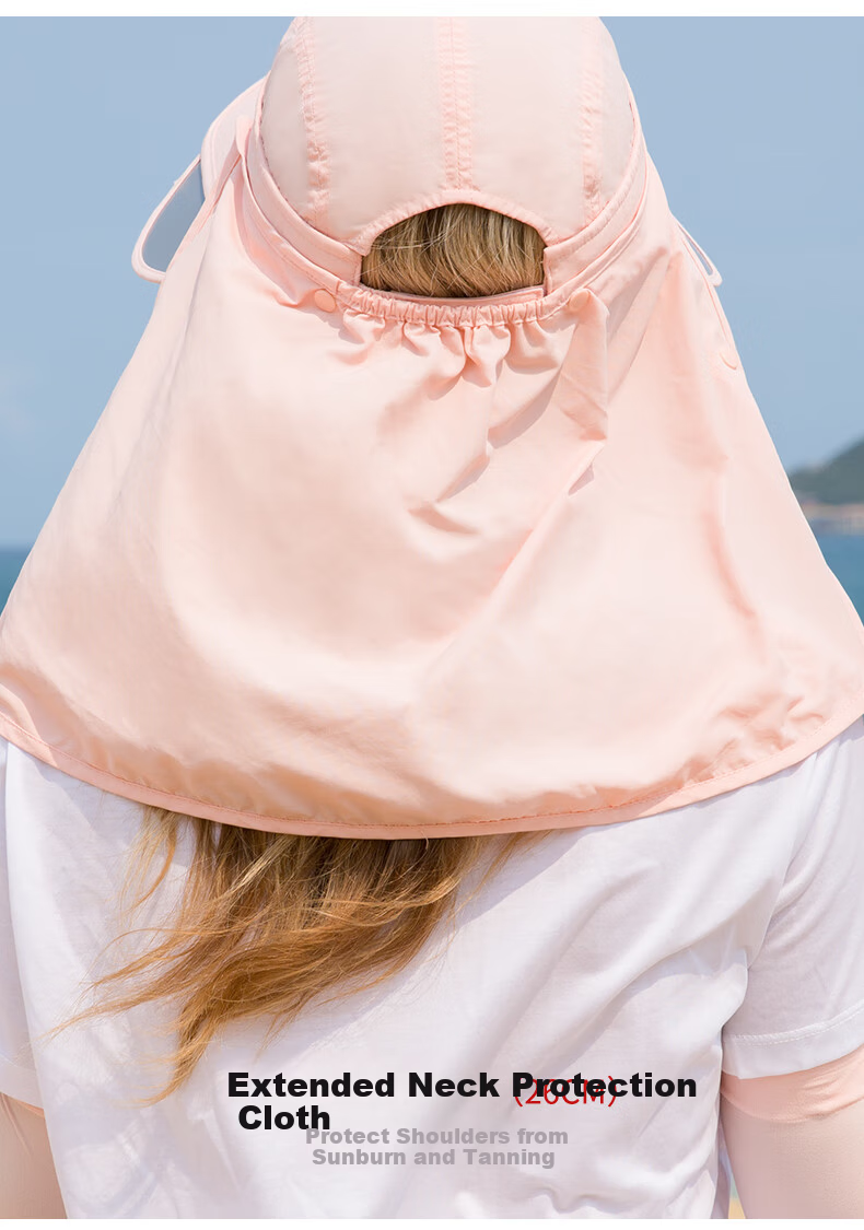 Kenmont Spring Summer Sun Protection Face Covering UV Protection Open Top Hat Light Khaki 7