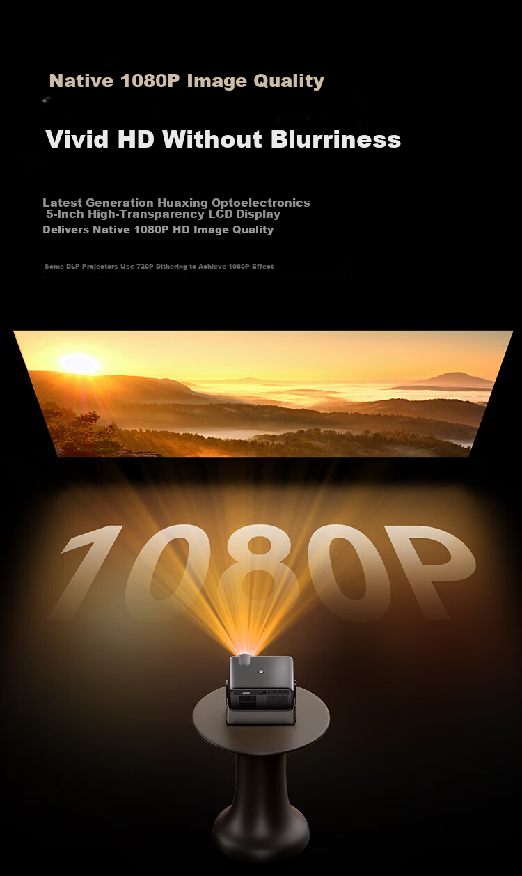 JD Jingzao Ultra 1300CVIA High-Brightness PTZ Projector Laser TOF Visual Focus Home Theater All-in-One PTZ 4K Smart Projector 3