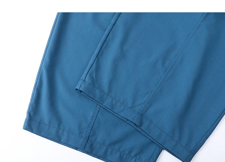 Demana Summer Cropped Pants Elastic Waist Pleated Loose Slim Wide-Leg Casual Pants for Women 11