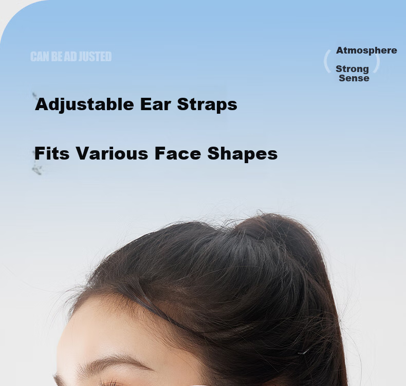 ANTA Full Face Sunscreen Mask Ice Silk Breathable Blush Face Cover Eye Protection Lightweight Skin-Friendly UV Protection Mask Pink 11