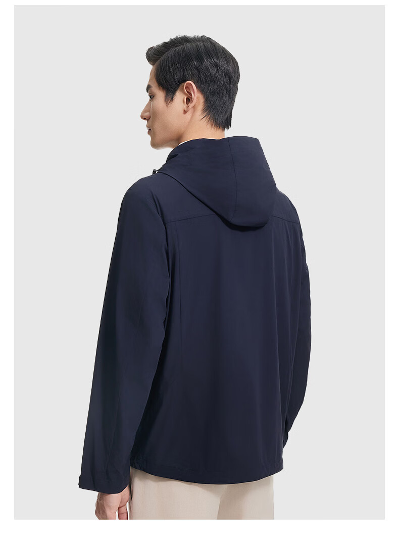 Goldlion [Cloud Wing Jacket] 25 Spring Summer Men's Sun Protection UV Resistant Hooded Lightweight Jacket Apricot 2XL 19