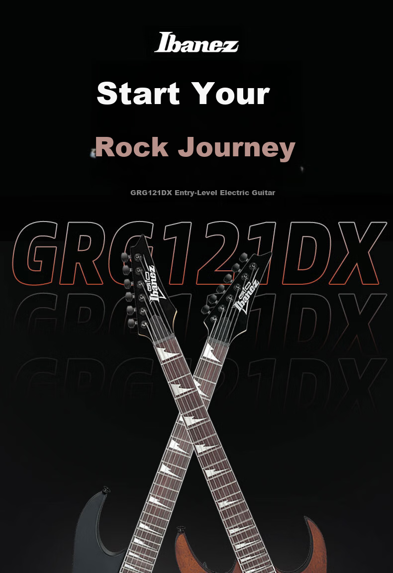 IBANEZ GRG131DX-BKF Electric Guitar Beginner Starter Kit for Men and Women 4