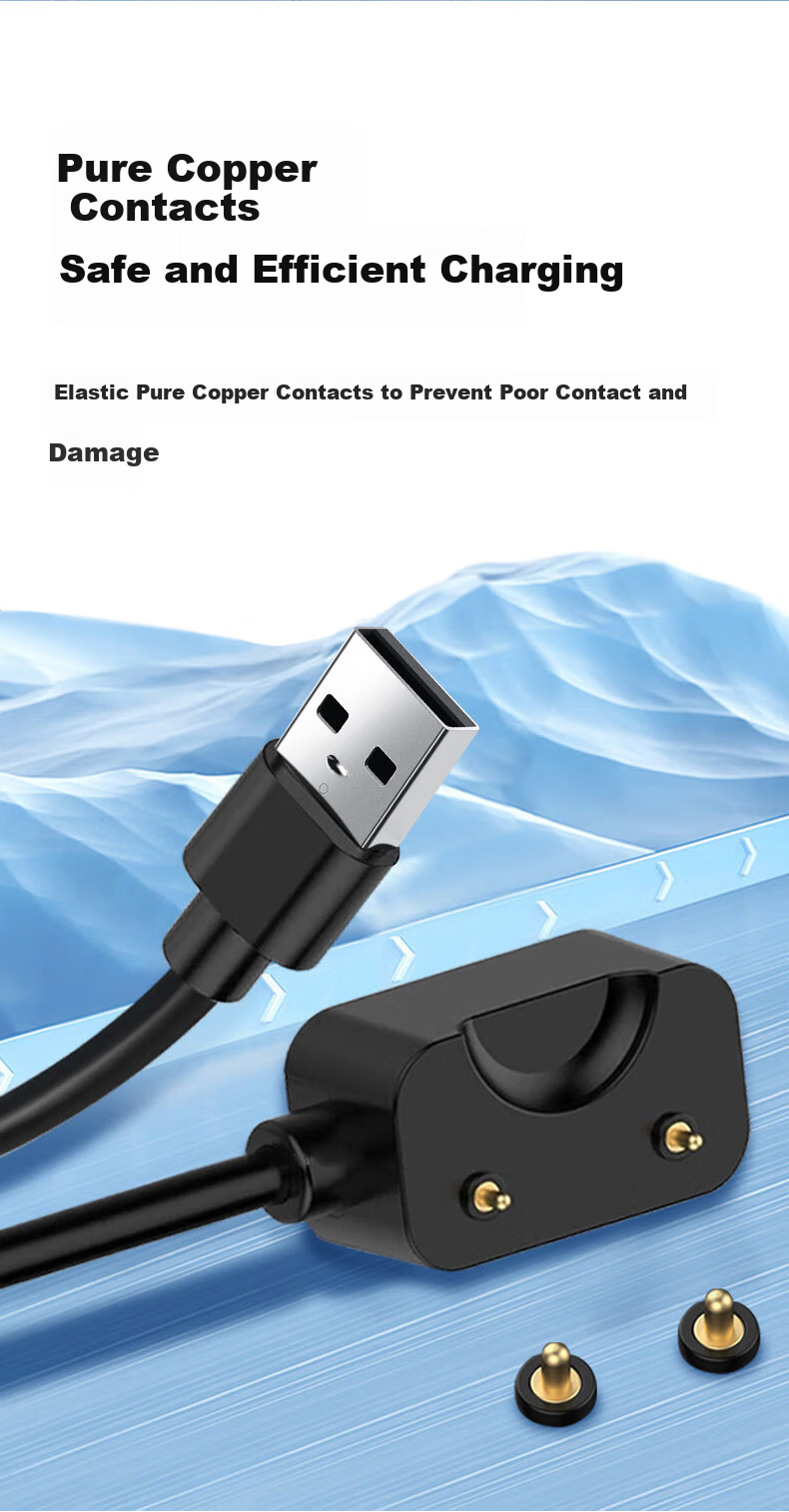 Masentek Magnetic Charger Cable for Samsung Galaxy Fit3 SM-R390 Smart Watch 10