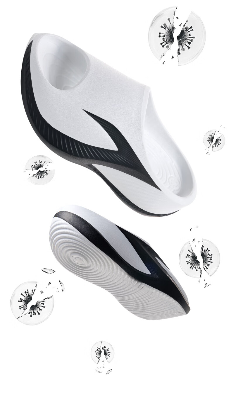 Zhunzhe Sky 3 Men's Sports Slippers Spring Summer Antibacterial Waterproof Non-Slip Soft Elastic Sandals Indoor Outdoor Beach Flip-Flops 10