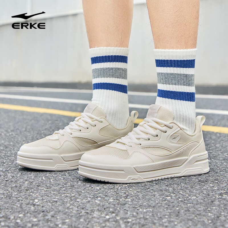 ERKE Men's Casual Sneakers 2026 Summer New Breathable Comfortable Sports Shoes Banxia 4
