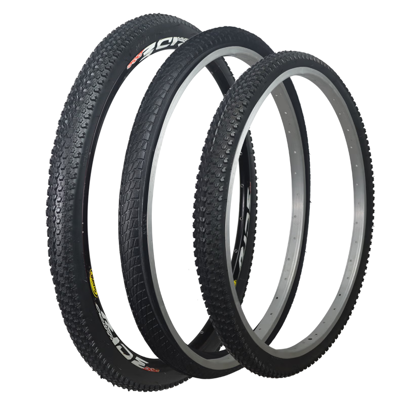 DONGYUE DT9 Bicycle Inner And Outer Tire 24*2.125 Set, Butyl Rubber Extended Valve, Non-Slip, Wear-Resistant