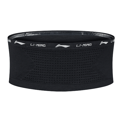 LI-NING Running Waist Bag Men Sports Bag Women Phone Holder Cycling Waist Pack Black L
