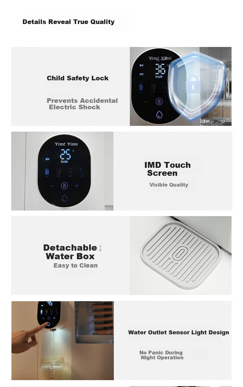 YIMI Desktop Water Purifier Heating Direct Drinking Integrated Machine Small Installation-Free RO Reverse Osmosis Constant Temperature Electric Kettle Instant Hot Water iP600H 17