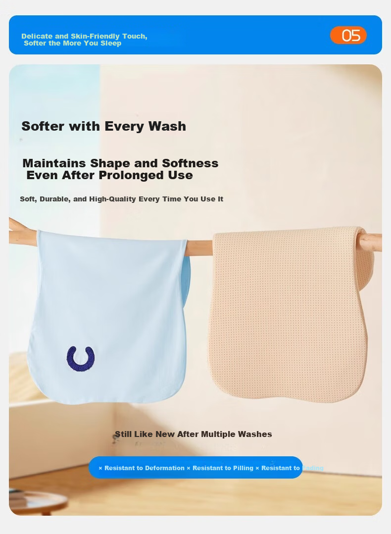 CORY Baby Pillow Cloud Piece Pillow Newborn 0-6 Months to 3 Years Moisture-Absorbing Breathable Washable Spine Support Pillow 8