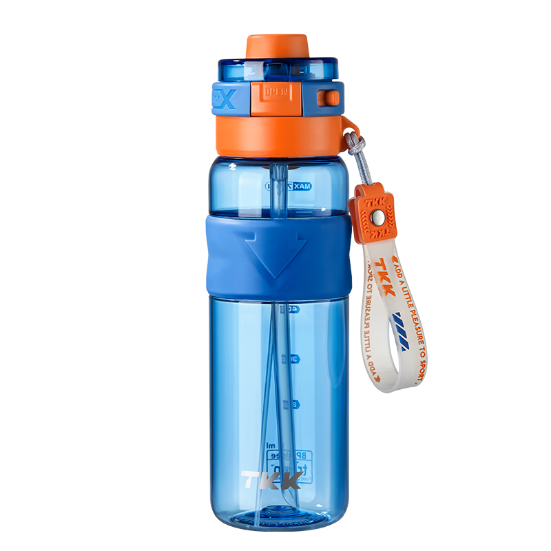 TKK Spray Water Bottle for Children School Use 6-12 Years Old Primary and Secondary Students Sports Water Bottle Unisex Tritan Cup Summer