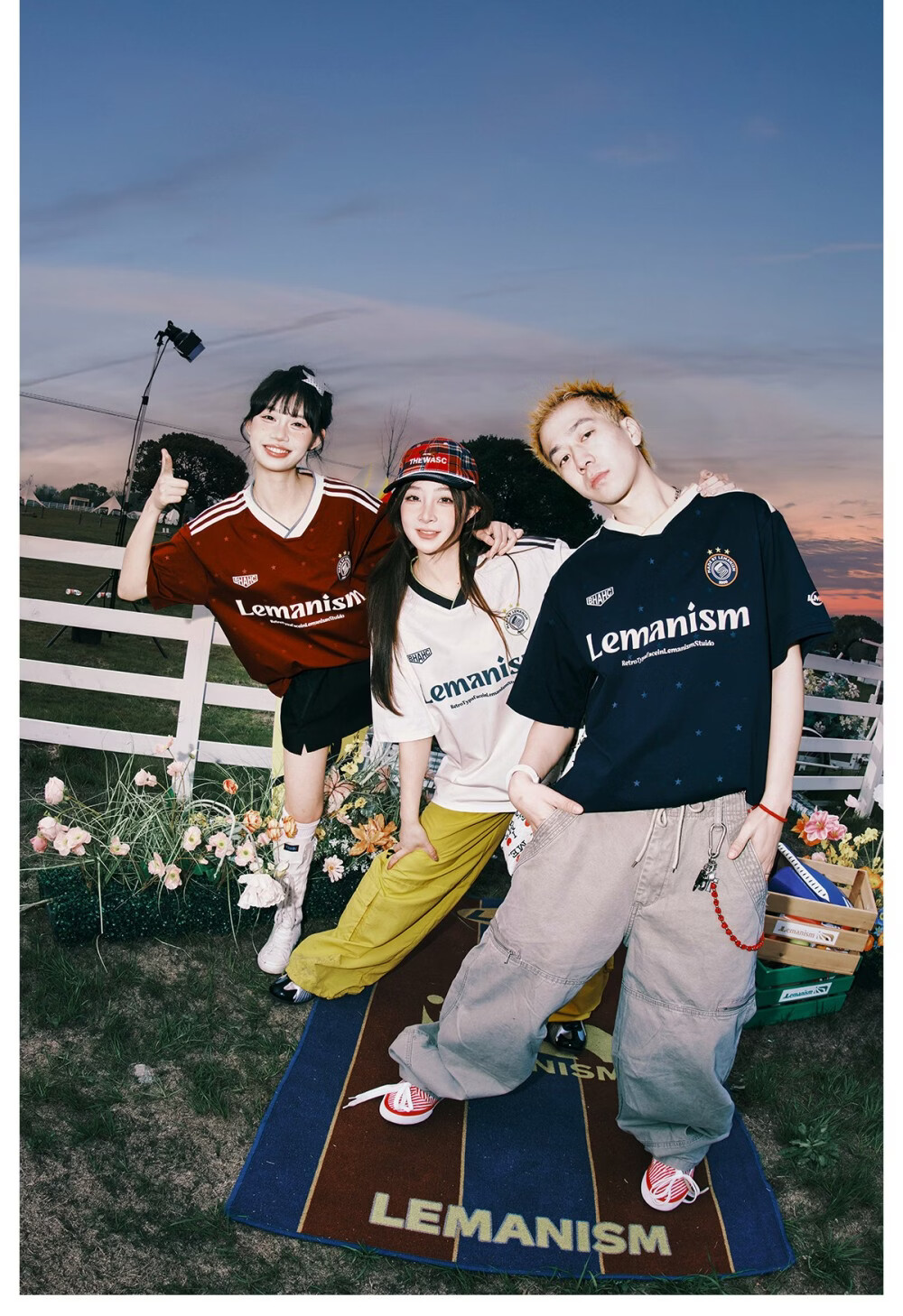 LEMANISM American Style Star Print Short Sleeve T-Shirt Men 2026 Summer New V-Neck Jersey Navy Blue S 27