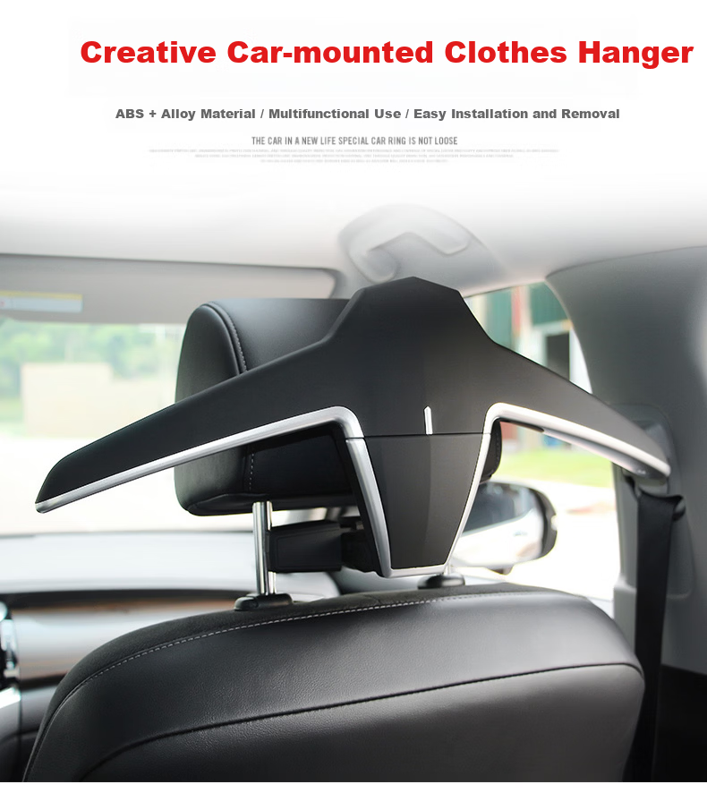 Digalun Car Clothes Hanger Multifunctional Vehicle Seat Back Coat Rack Suit Hanger Hook 1
