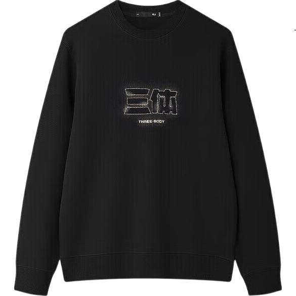 HLA Sweatshirt for Men, Autumn Three-Body Collaboration Series, Round Neck Fashionable Long-Sleeve Men's Wear