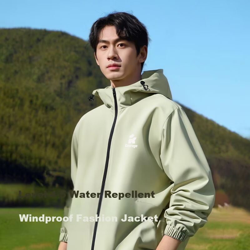 Baleno Men's Autumn Outdoor Windproof Waterproof Durable Sports Casual Hooded Jacket