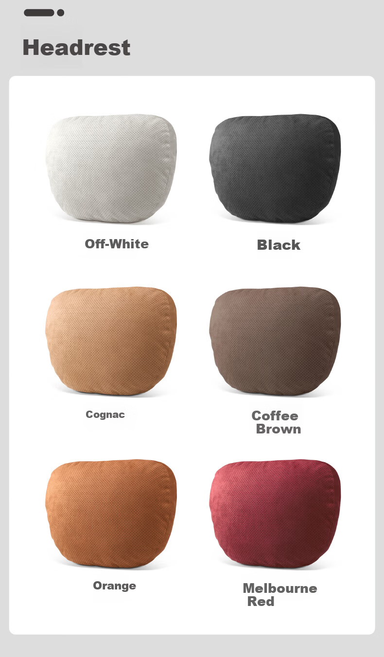 BIMLL Car Lumbar Support Perforated Suede Backrest Cushion Office Waist Pillow Seat Cushion Lumbar Protector Home and Car Use Pillow 11