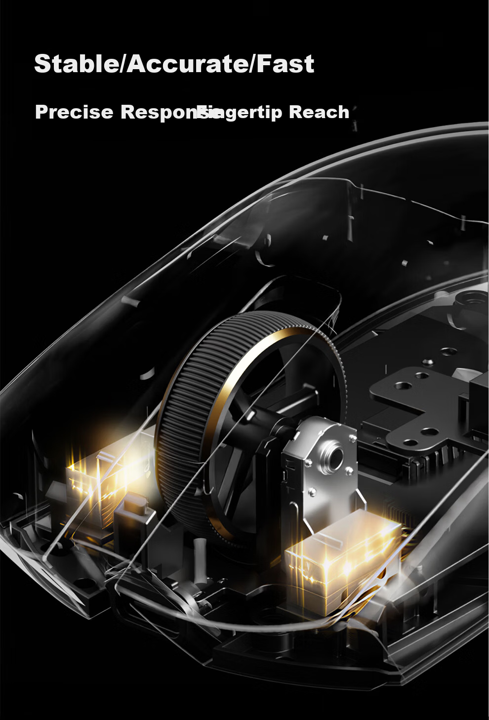 EWEADN S9Master Wireless Mouse, Gaming Lightweight Mouse, Bluetooth Tri-Mode PAW3955EX Custom Sensor, Suitable for Office And Large Hands, Computer Laptop Peripherals 10