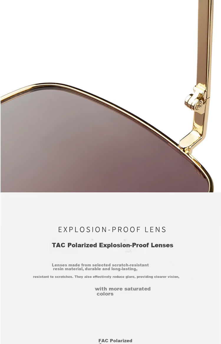 TOS Sunglasses Unisex Polarized UV Protection Large Frame 2024 Summer Driving Eyewear 10