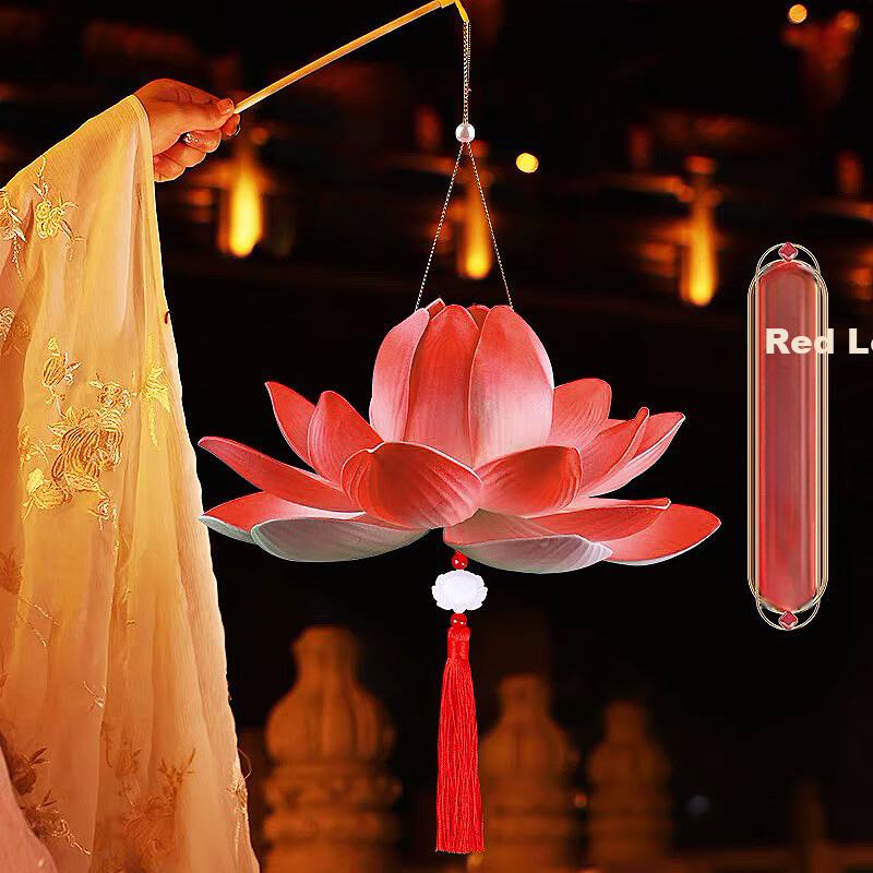 Extreme Space Mid-Autumn Festival Lantern DIY Craft Materials Handheld Lantern Kindergarten Decoration Small Lantern