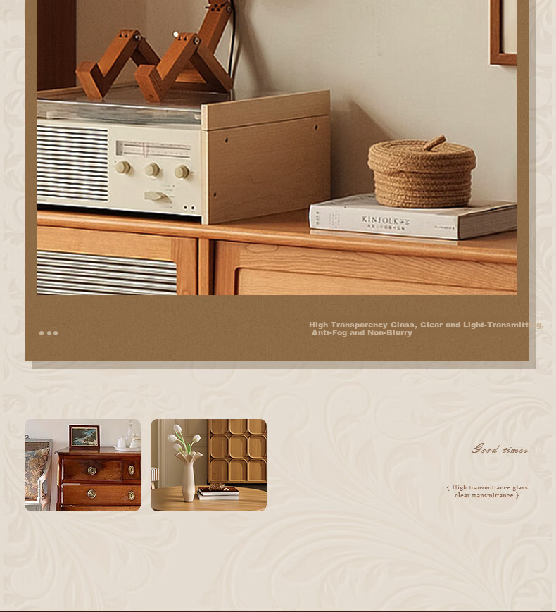 POWER Bawang Solid Wood Wall Clock Living Room 2024 New Large Size Simple Quartz Clock Office 40cm 15
