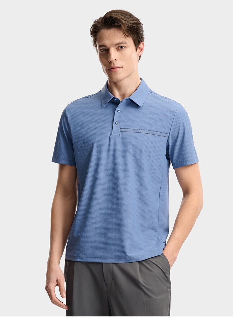 FILA Official Men's Knitted Short Sleeve Polo Shirt 2026 Summer Sun Protection Cooling Comfortable Top 40