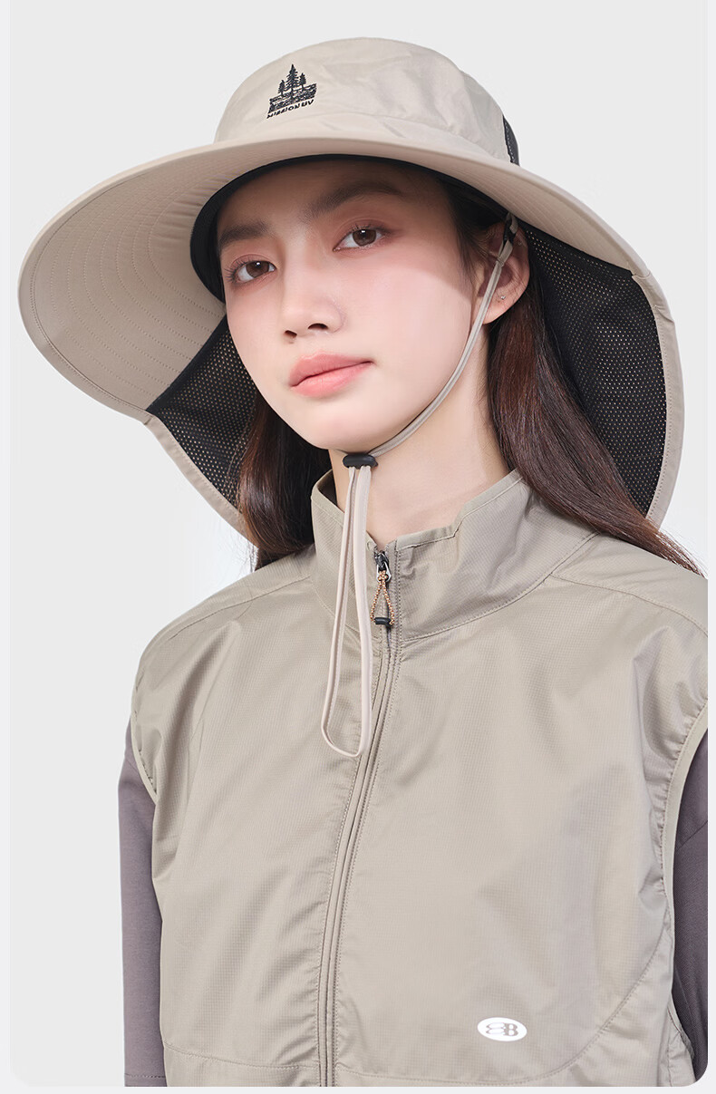 MISSION UV Sun Protection Hat for Women Summer Outdoor Hiking Sunshade Fisherman Hat Face Cover UV Protection Cap 5