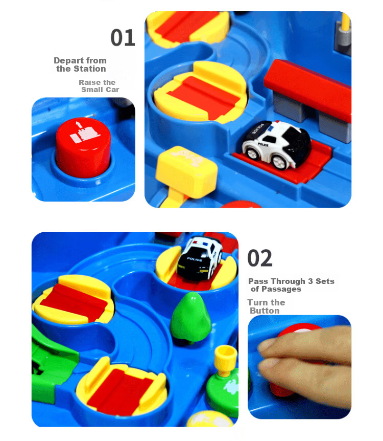 Guangduola Children's Track Car Toy Adventure Challenge Toy for Boys Ages 3-6 Birthday New Year Gift 5