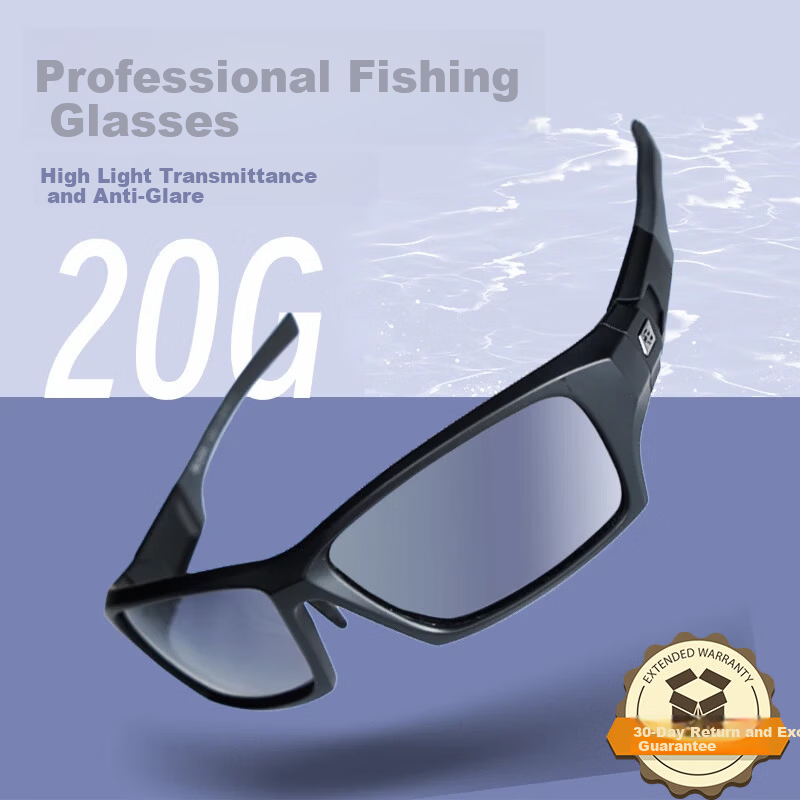 Baopu Fishing Glasses Polarized Sunglasses for Underwater Viewing UV Protection Lure Fishing Aviator Sunglasses for Fish Spotting and Float Watching