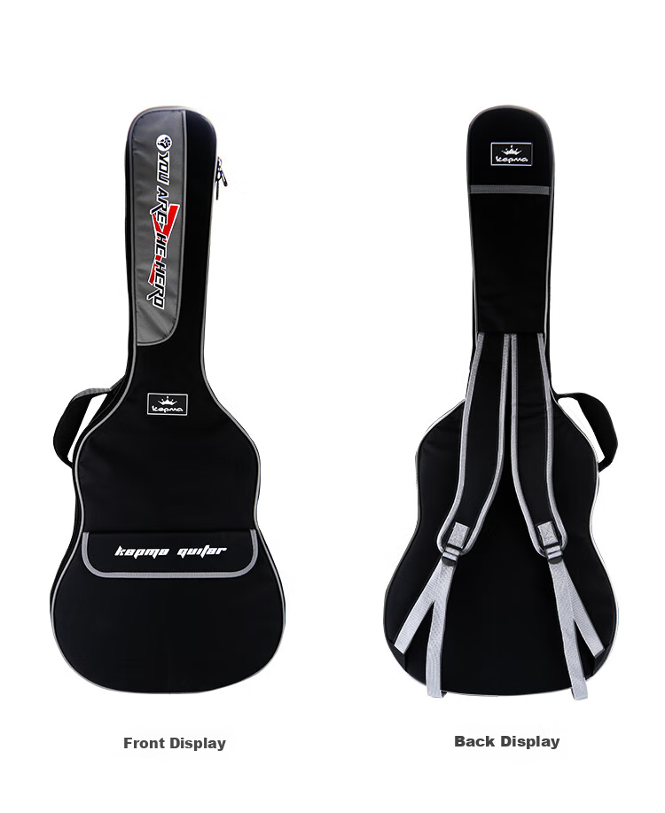 KEPMA KEPMA KB01 Kamaka Guitar Case, Thickened Foam Waterproof Instrument Bag, 40/41 Inch Handheld And Shoulder Backpack 5