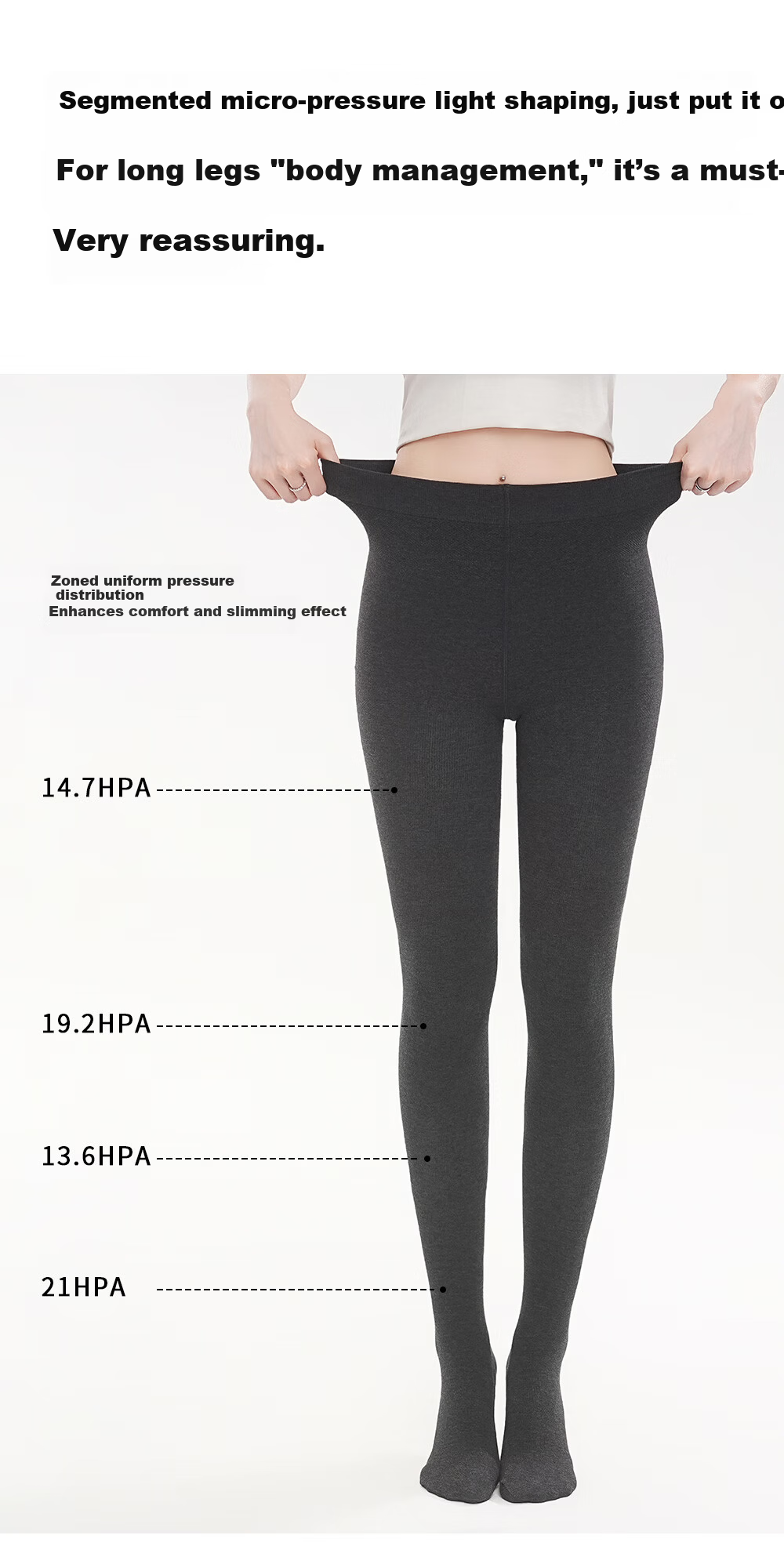 Mianxiang Weilai Wool Leggings Autumn Winter Women Thickened Fleece Slim Vertical Stripe Tights 8