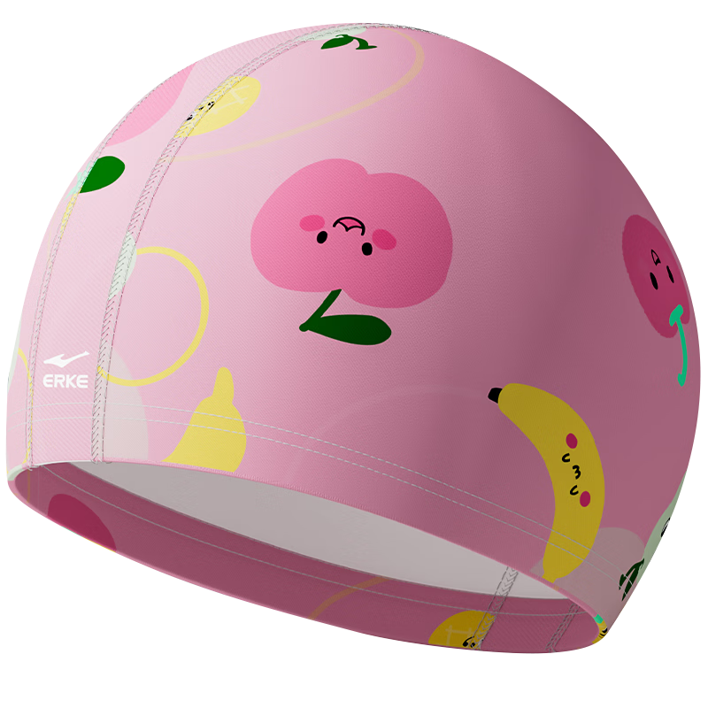 ERKE Swimming Cap Fabric Hat Unisex Kids Comfortable Long Hair No Tightness Professional Diving Spa