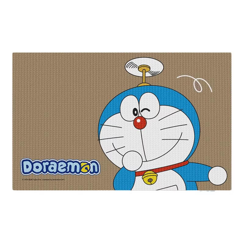 Da Jiang Small Blue Removable Washable Floor Mat Bathroom Door Water Absorption Foot Mat Toilet 50x80cm Carpet Surface Only 1 Piece