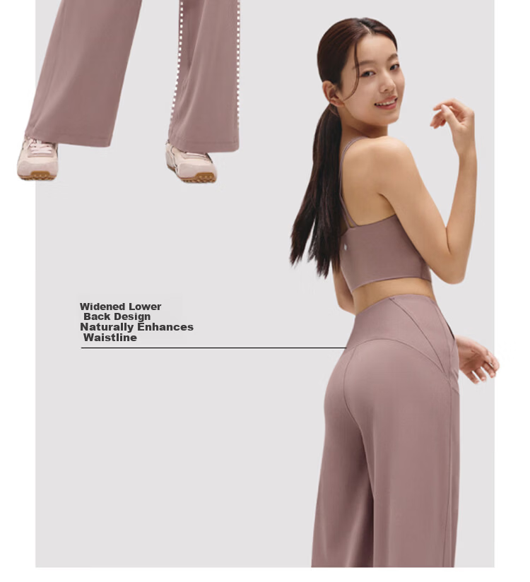 Banana Under Loose Wide-Leg Pants Women Casual Comfortable Lightweight Breathable Autumn 25 High Elasticity EL149 23