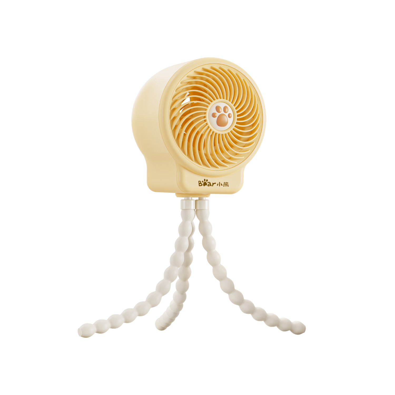 Bear Electric Fan, Stroller Fan with Oscillation, Small Fan, Octopus Electric Fan, Baby-Specific Pushchair Desk Clip-On Fan, Children's Bed Electric Fan DFS-K05C3