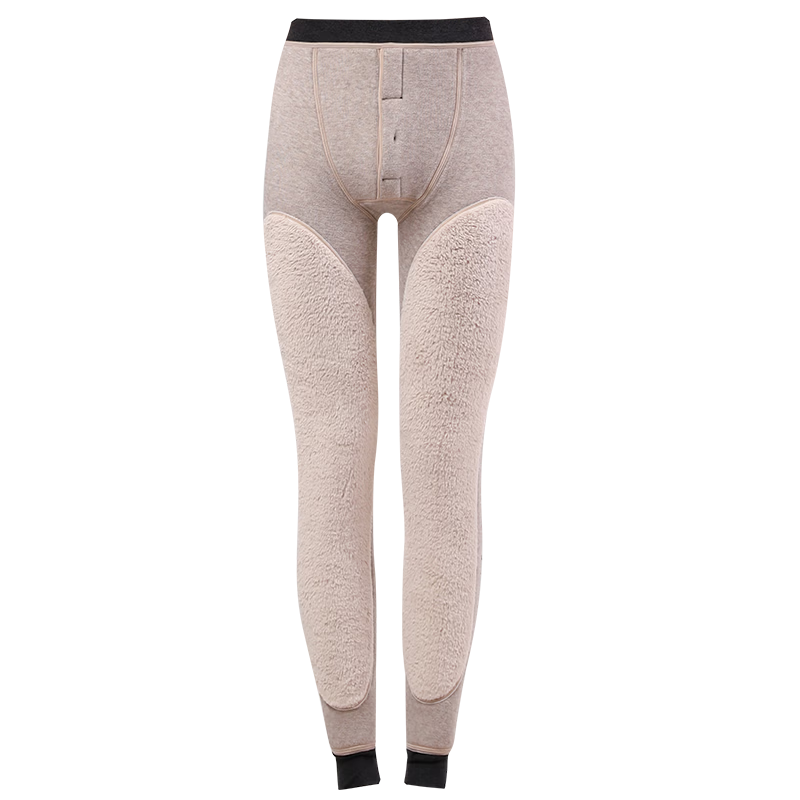 Mianshuran Men's Thermal Pants Winter Fleece Thickened 2026 Autumn Northeast Cold-Resistant 700g Extra Thick Cotton Base Layer Pants