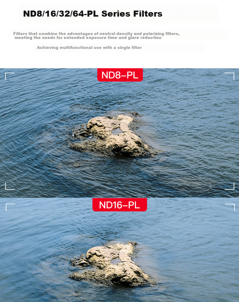 Kase ND64 & PL Combined ND and Polarizing Filter for DJI Action 5 Pro 4 3 Sports Camera 14