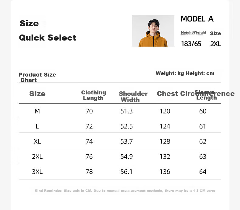 Baleno Men's Autumn Outdoor Windproof Waterproof Durable Sports Casual Hooded Jacket 10