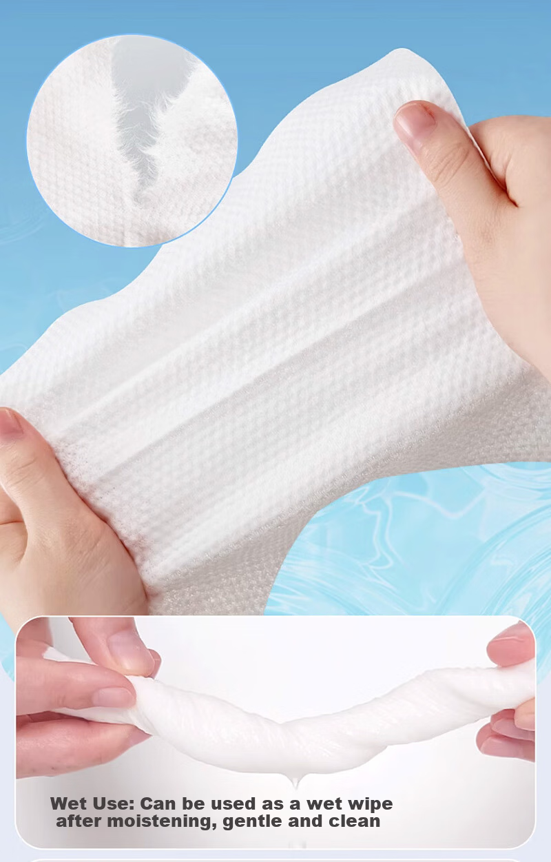 KAI Portable Travel Disposable Facial Cleansing Wipes 3 Packs (10 Sheets x 3 Packs, 200x200mm) 8