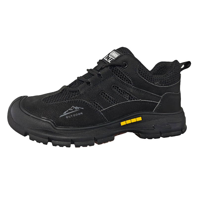 BlueOwl Shield Men's Summer Breathable Anti-Odor Steel Toe Safety Work Shoes D253LBKT Size 43