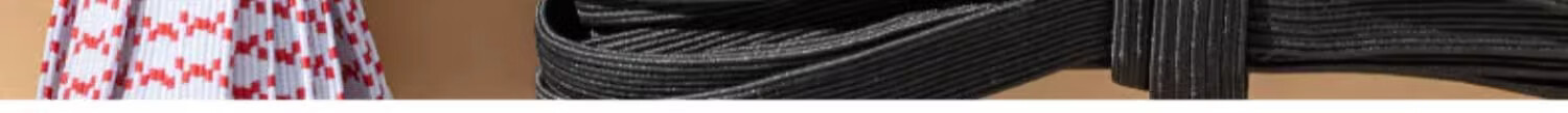 NIANFIN Elastic Waistband Pants Adjustable Wide Stretch Elastic Band Cord Flat Rubber Band Clothing Accessories 2