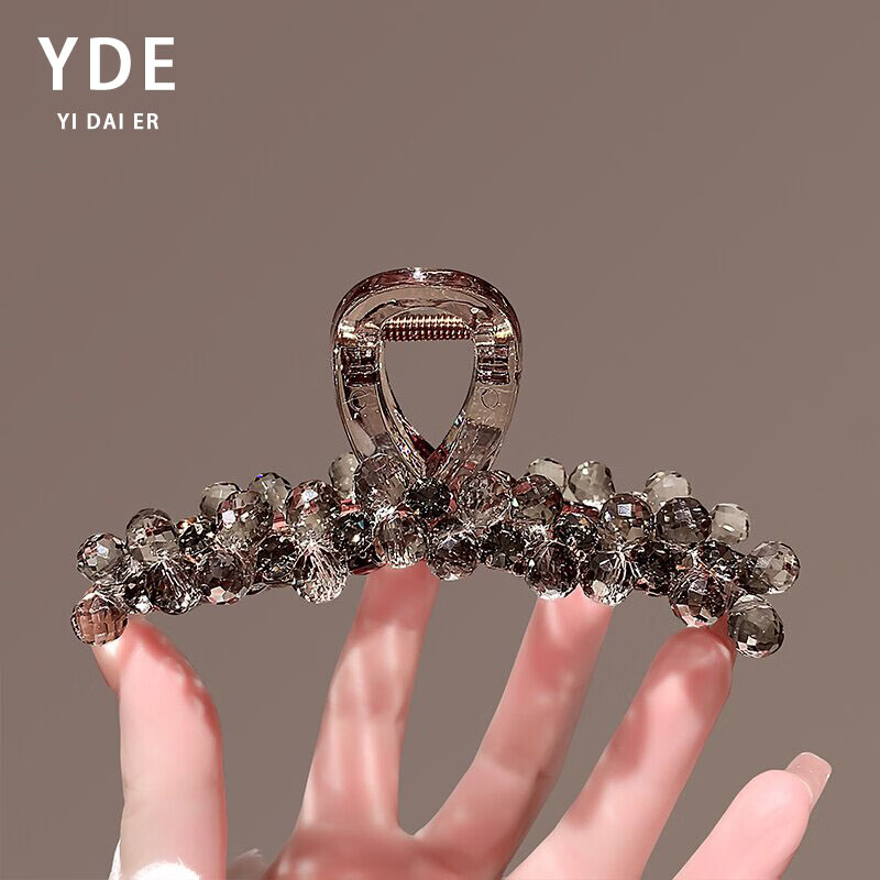 Idair 2026 New Luxury Crystal Hair Claw Clip Elegant Shark Clip for Women Back of Head Hair Accessory Birthday Gift for Girlfriend