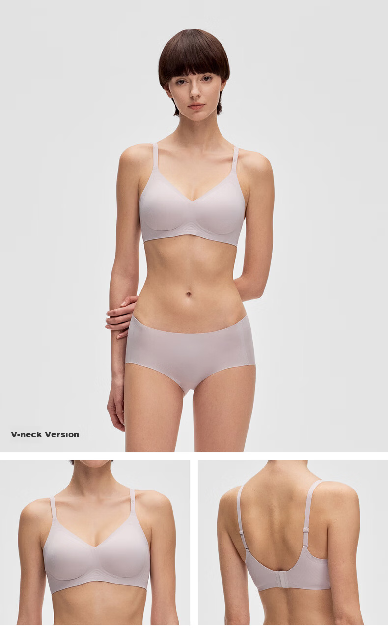 Jiao Nei [Liu Haocun Same Style] Jiao Jiao Cup 511S Women's Seamless Small Bust Push-Up Thin Breathable Bra 17