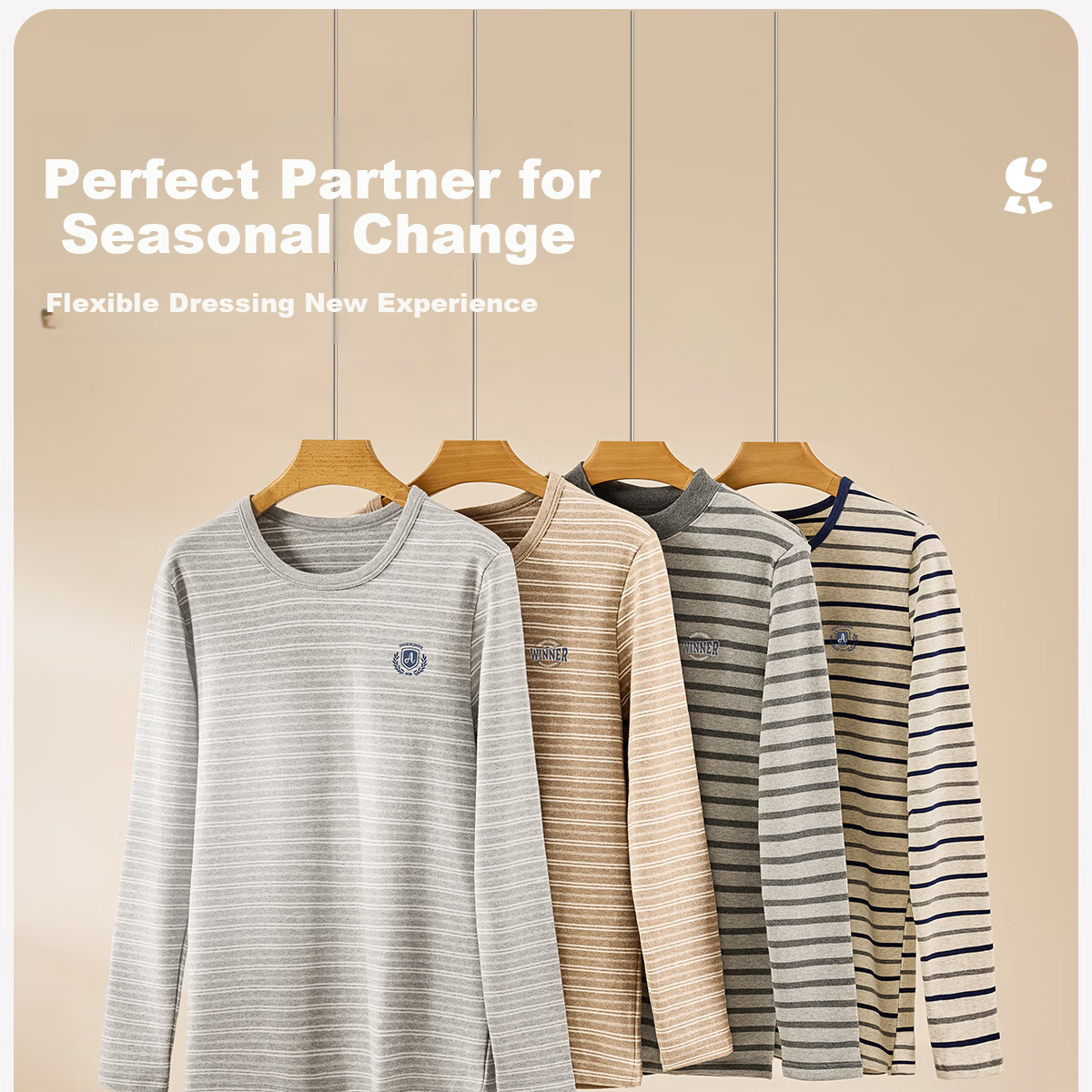 COCO SMART Men's Autumn Thermal Underwear Set Children's Lightweight Class A Antibacterial Cotton Sweater Large Kids Youth Student Warm Underwear 12