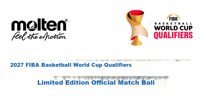 Molten Basketball Size 7 Men's Standard 2027 World Cup Qualifiers Replica B7G3100-Q5Z PU Campus Training Ball 2