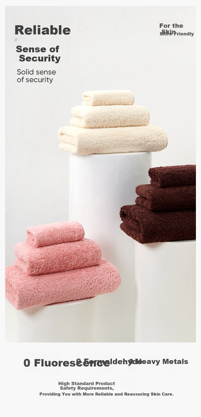 Furui Home Textiles × JDear JD.com Collaboration Pure Cotton A-Class Extra Large Extra Thick Xinjiang Long-Staple Cotton Square Towel Light Purple 11