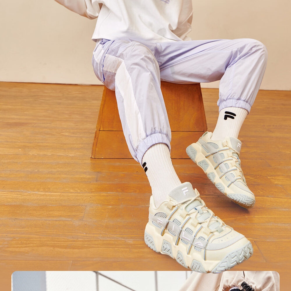 FILA FUSION Retro Bread Shoes Summer Fashion Casual Men's Sports Basketball Shoes 16