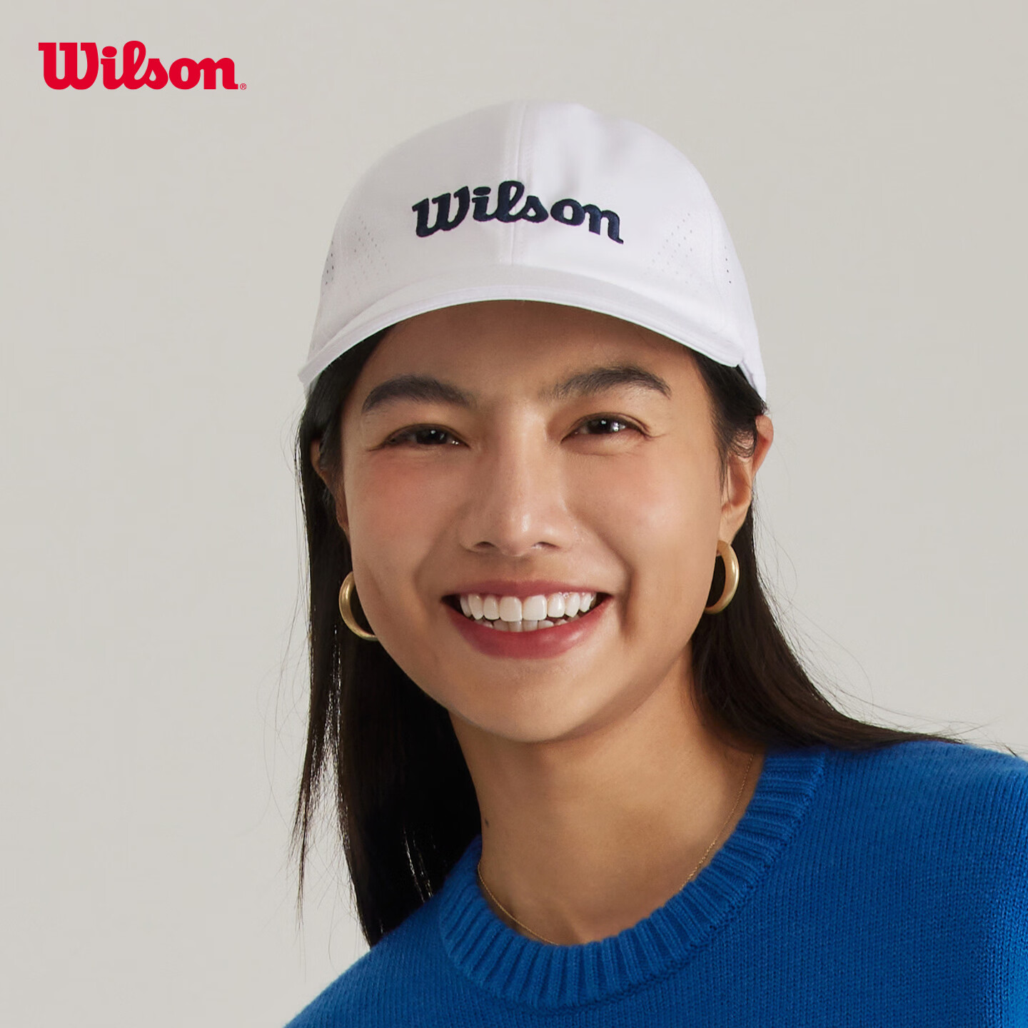 Wilson New Unisex Lightweight Breathable Tennis Baseball Cap