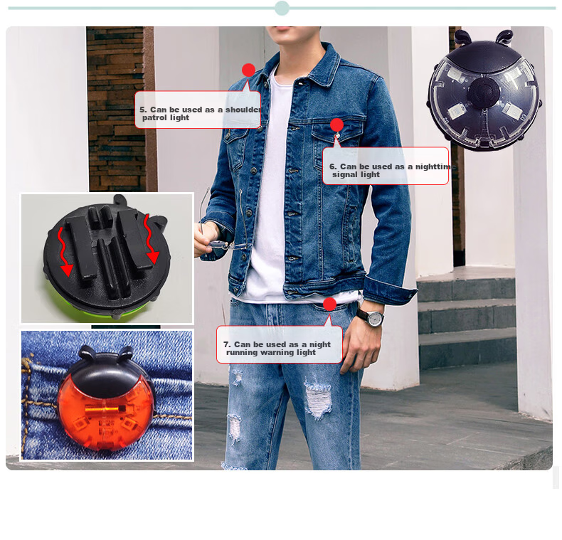 40,000 KM Smart Kids Balance Bike Hub Light Scooter Tail Light Fire Wheel Integrated Wheel Light 3-Pack 8